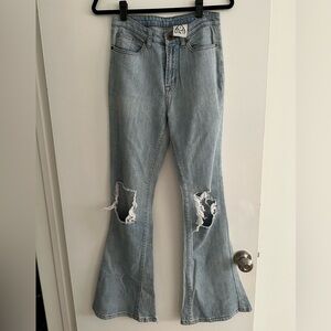 Unif High Waisted Flair Jeans
